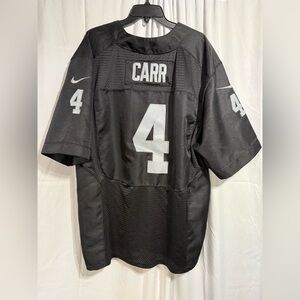 Nike Las Vegas Raiders Derek Carr #4 Players Jersey SZ 52 (8VV)